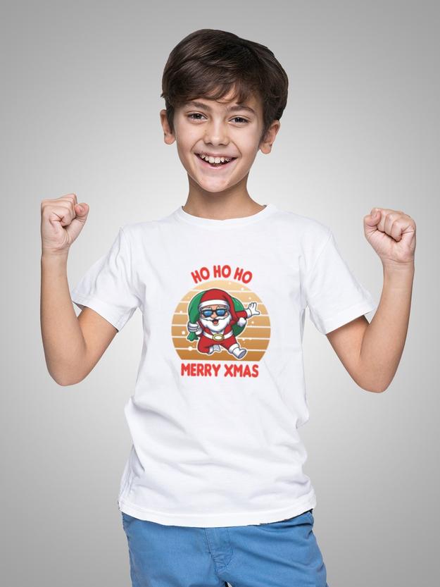 Ho Ho Ho Merry X-mas kids T-shirt