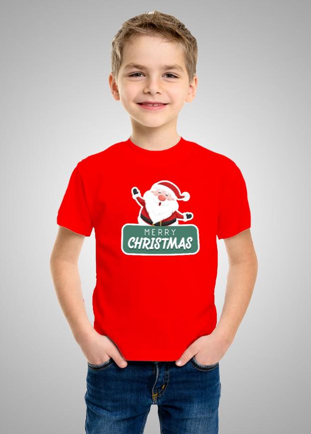 Merry Christmas Cotton kids T-shirt