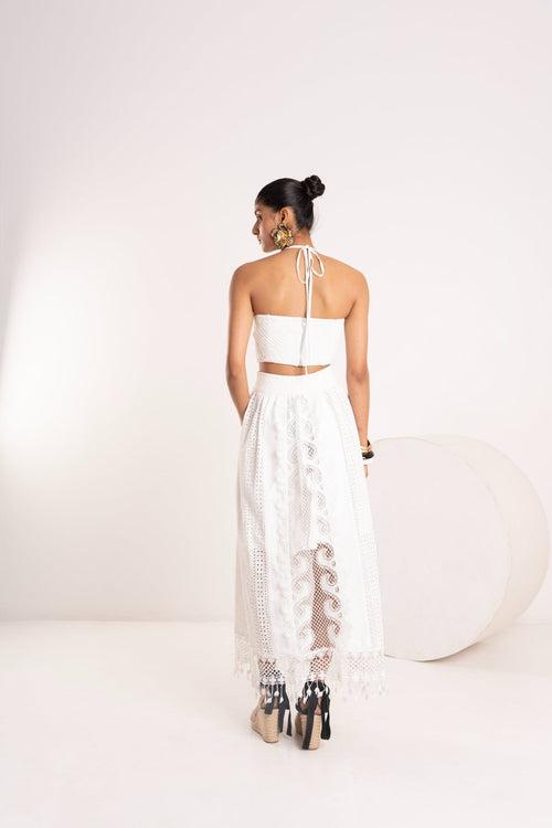 Pearl Scalloped Co Ord Set