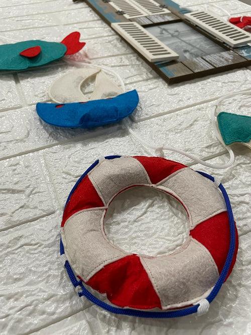 " Seaside Sweethearts" Nautical Theme Bunting