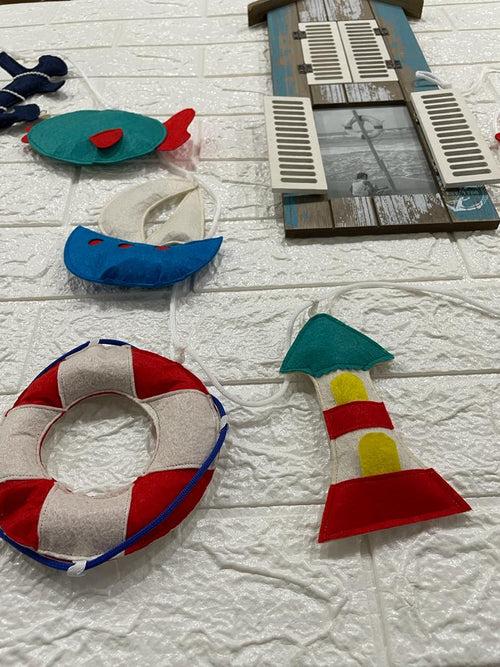 " Seaside Sweethearts" Nautical Theme Bunting