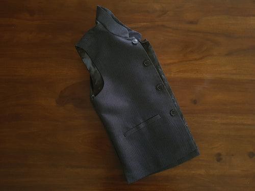 Charcoal Cotton Wasket (Waist Coat)