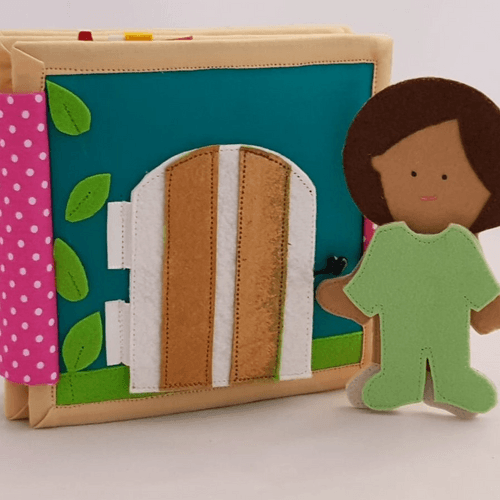 My Daily Activity Doll House (Girl Version) | Mini Quiet Book