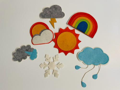 Weather Update - "Weather Theme Learning Activity"  Magnetic Set