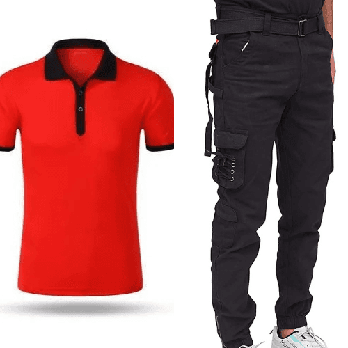 Industrial Worker Trouser-T shirt Combo