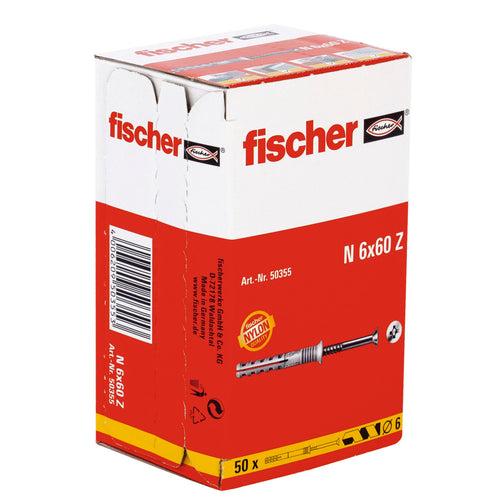 Fischer Hammer Fix N 6 x 60/10 S with countersunk head gvz
