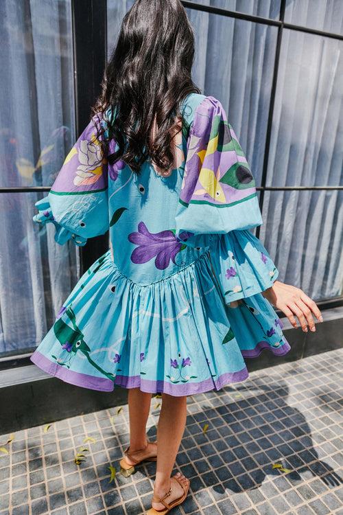 The Wonderland of Princess Pea Short Tiered Dress