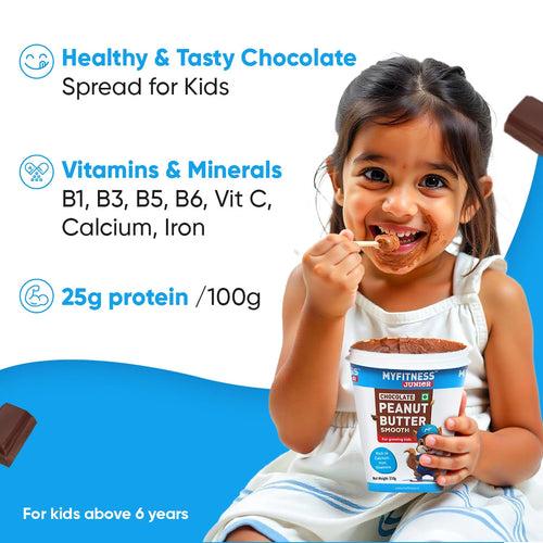 Kids Chocolate Smooth Peanut Butter Spread with Added Minerals