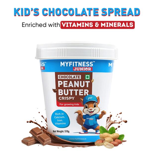 Kids Chocolate Crispy Peanut Butter Spread with Added Minerals