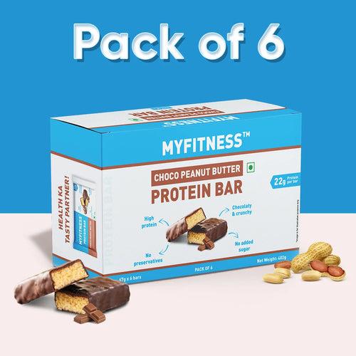 Chocolate Peanut Butter Protein Bar 6 in 1 Pack