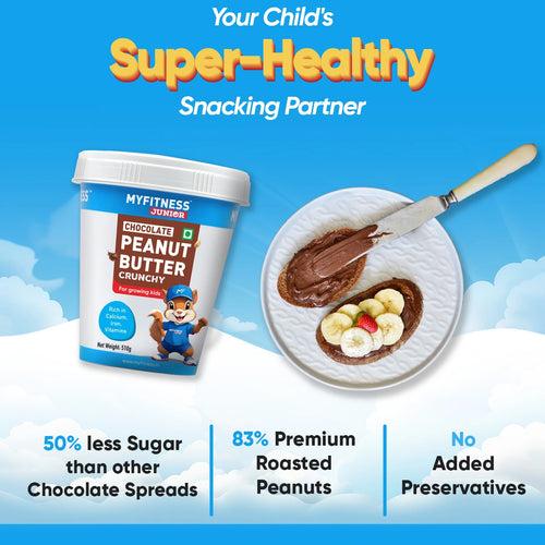 Kids Chocolate Crunchy Peanut Butter Spread with Added Minerals