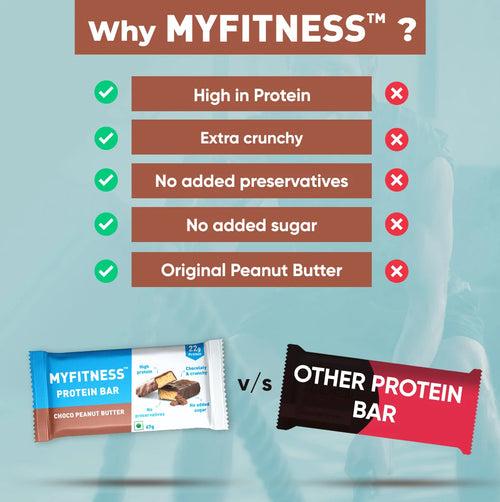 MyFitness Chocolate Peanut Butter Protein Bar