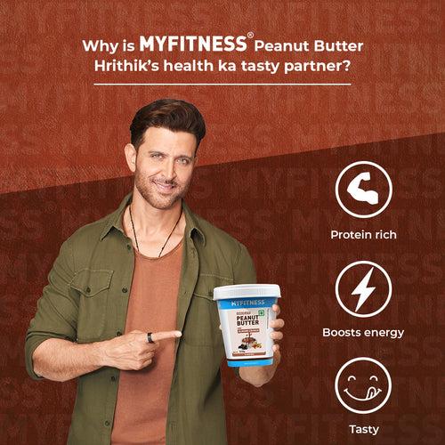 MyFitness Combo - Natural Peanut Butter: Smooth & Chocolate Peanut Butter with Almond Crunch