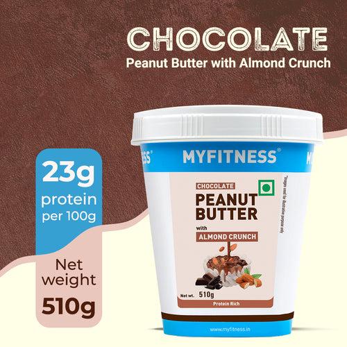 MyFitness Combo - Chocolate Peanut Butter: Smooth & Chocolate Peanut Butter with Almond Crunch