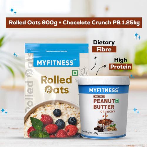 Rolled Oats & Chocolate Peanut Butter Crunchy Combo