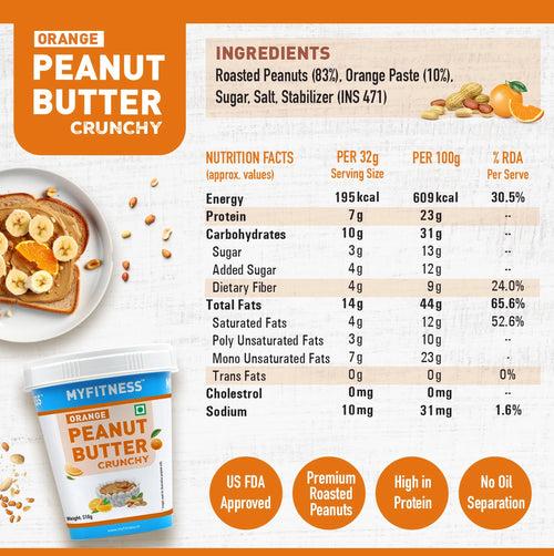 Orange Peanut Butter Crunchy