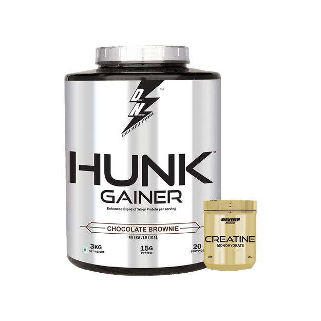 3kg Hunk Gainer + Creatine Gold