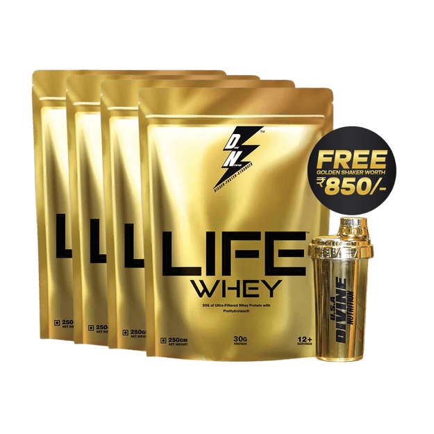 250 GM LIFE WHEY COMBO PACK x 4