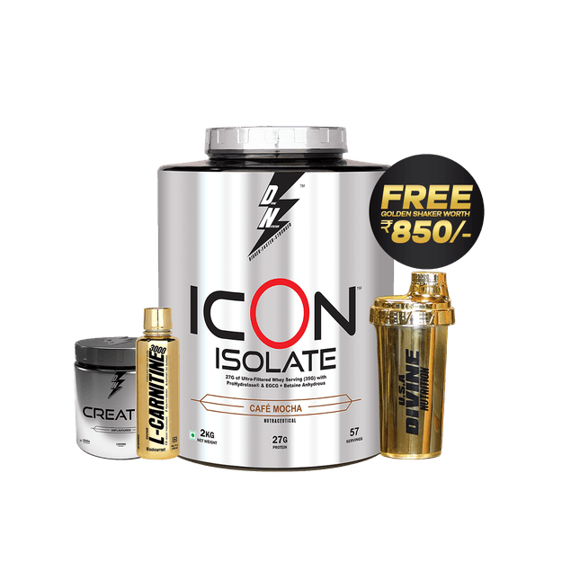 LEAN MUSCLE BUILDING - ICON ISOLATE 2KG + CREATINE + L-CARNITINE 3000mg