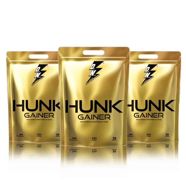 HUNK GAINER Gold 3 PACK