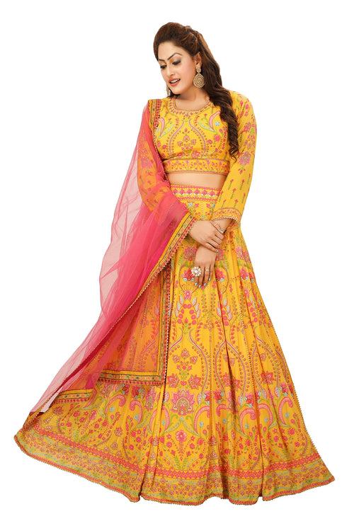 Sunshine Yellow Lehenga