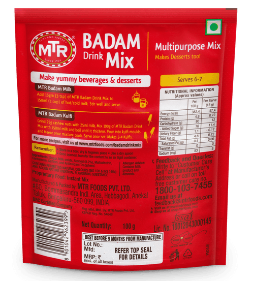 MTR Badam Drink Mix 100g