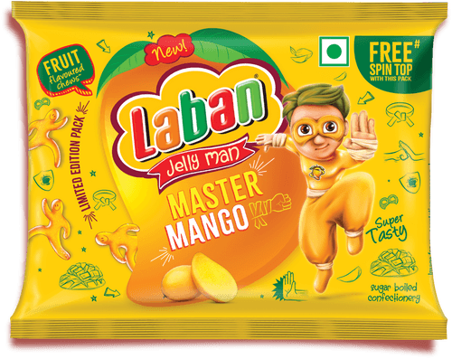 Laban Master Mango Flavour with free Spintop 19.5 g