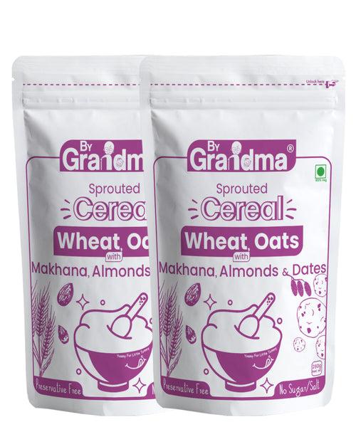 Wheat, Oats Makhana, Dates and Almond Porridge Mix