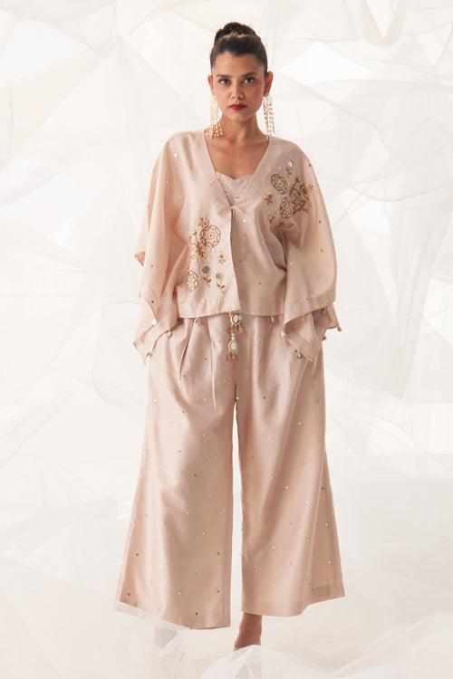 SHORT EMBELLISHED KAFTAN SET