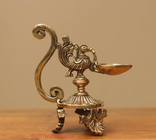 Brass Oil Lamp- Diya Annapakshi