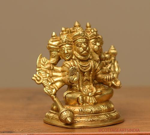 Brass Panchamukhi Hanuman