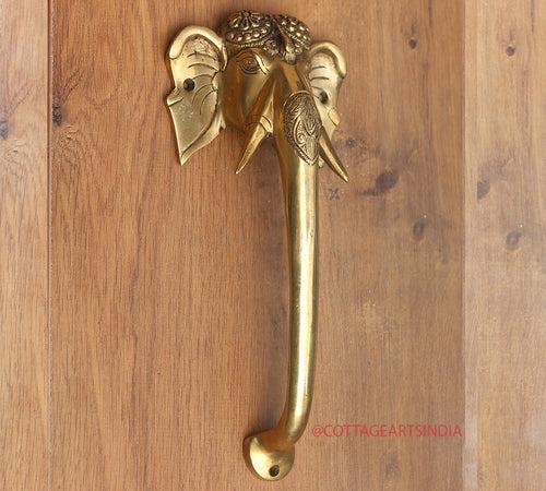 Brass Elephant Door Handle