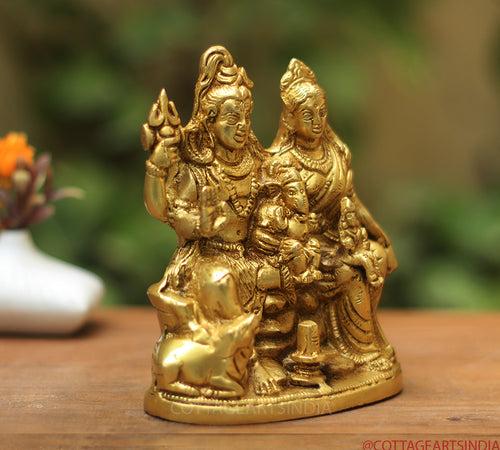 Brass Shiva family Parivar 6"