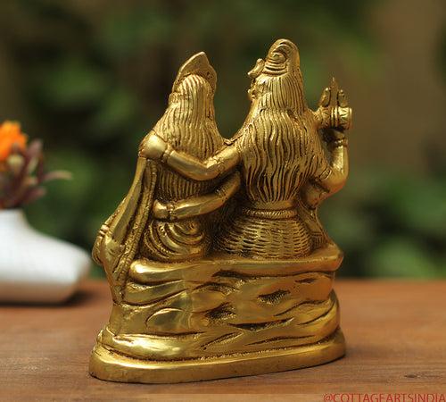 Brass Shiva family Parivar 6"