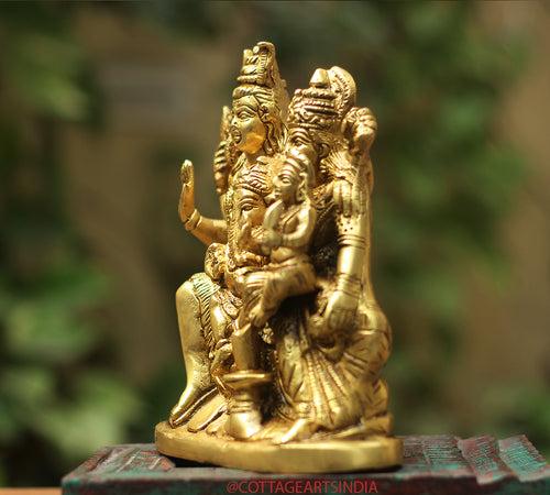 Brass Shiva family Parivar 8"