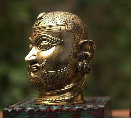 Brass Shiva Mukhlingam Idol