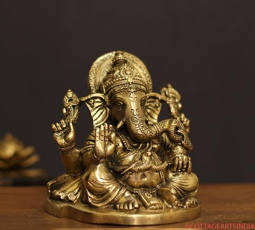 Brass Ganesh Superfine 6.25"