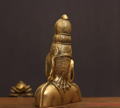 Brass Parvati Bust