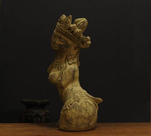 Vintage Resin Lady Figure