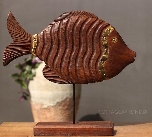 Wooden Fish Decor