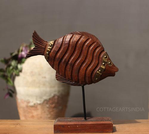 Wooden Fish Decor