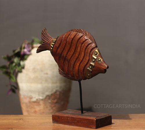 Wooden Fish Decor