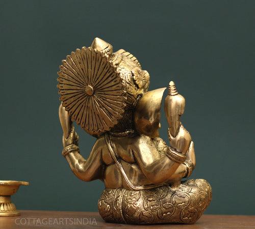 Brass Idol of Ganesha