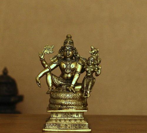 Brass Narayana /Vishnu Laxmi