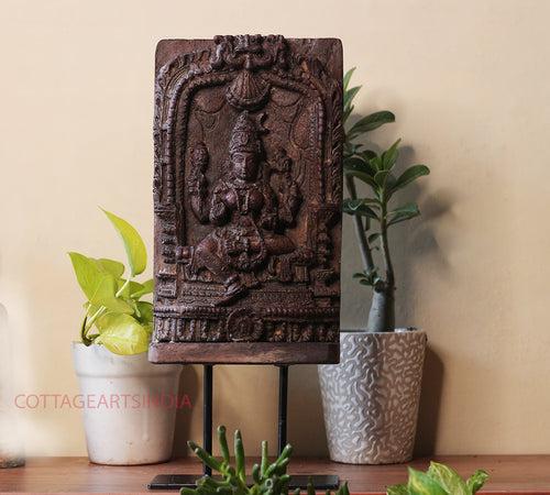 Vintage Wood /Stone Laxmi