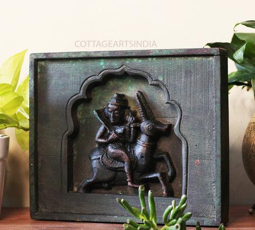 Vintage Wood /Stone Shiva