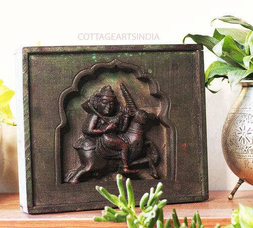 Vintage Wood /Stone Shiva