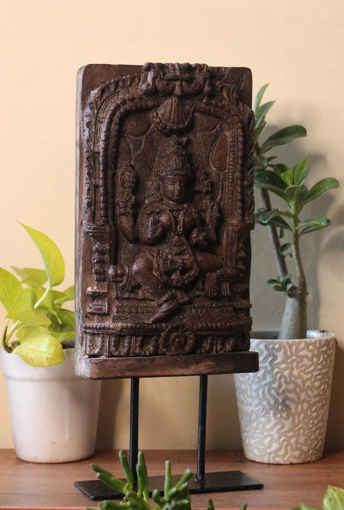 Vintage Wood /Stone Laxmi