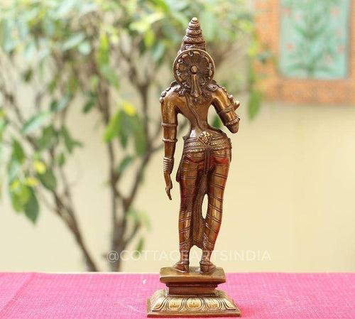 Brass Uma Parameshwari Parvati 13"