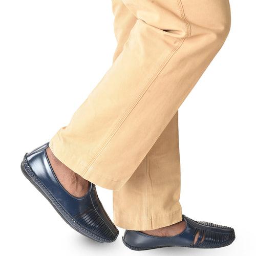 Kolapuri Centre Ethnic Men's Blue jutti Shoe